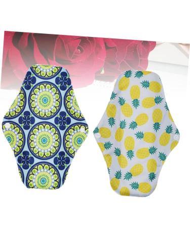 Lurrose 2pcs Cotton Undies for Women - Reusable Menstrual Pads | Washable Period Napkins | Cloth Nursing Mat | Eco-Friendly Menstrual Panties - Buy Online on GoSupps.com