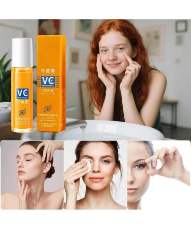 Lutein 8 ml Anti-aging Vitamin C | Firming Nourishing Essence for Dark Circles Puffiness and Swelling | Soothing Anti-Wrinkle Treatment for Women and Men Daily Routine - Buy Online on GoSupps.com