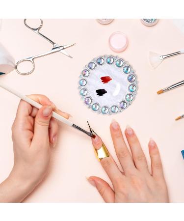 Buy Resin Nail Art Palette - Agate Display Board & Jewel Pattern Nail Polish Holder for Salon | International Shipping Available - Buy Online on GoSupps.com