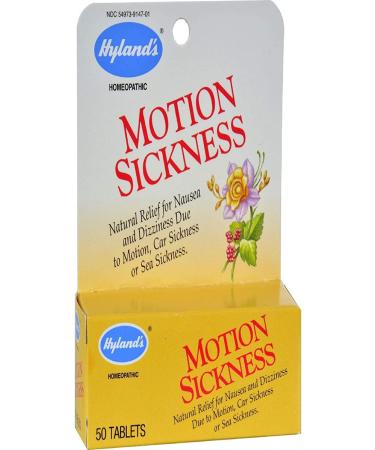 Hyland's Motion Sickness Relief - 50 Tablets for Nausea & Dizziness - Buy Online on GoSupps.com