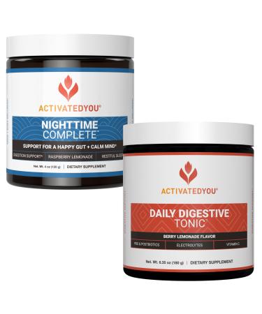 ACTIVATEDYOU Nighttime Complete and Daily Digestive Tonic Bundle