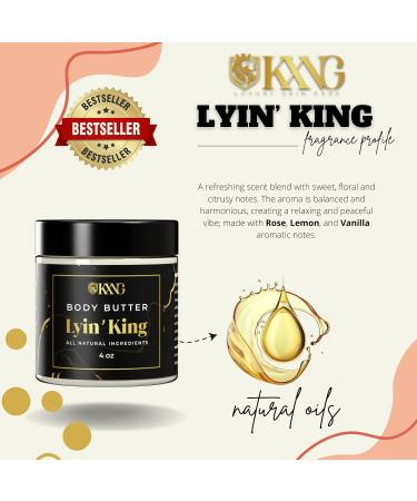 KXNG Cosmetics Body Butter - Organic Moisturizer for Men | Raw Shea Cocoa & Mango Butters | All Skin Types | Dry Skin Relief - Buy Online on GoSupps.com