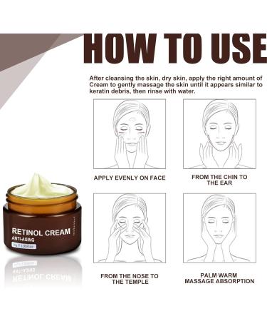 Anti-Wrinkle Face & Neck Retinol Cream with Hyaluronic Acid - Premium Anti-Aging Face Moisturizer - Anti Aging Firming Facial Cream to Reduce Wrinkles Dark Spots Fine Lines Sun Damage - Buy Online on GoSupps.com
