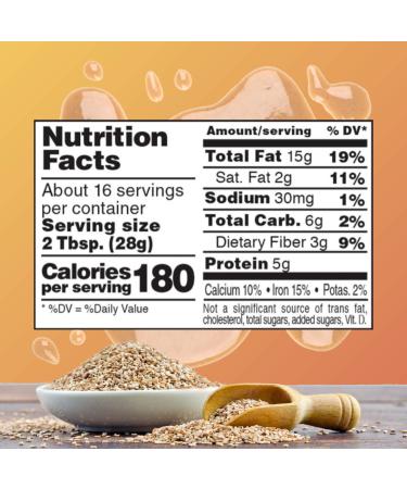 Roland Foods Tahini: Pure Ground Sesame Seed Specialty Imported 1-Pound Jar - Buy Online on GoSupps.com