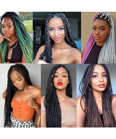 Buy Antiensed Braiding Hair - Easy Braid Itch-Free Synthetic Fiber Yaki Texture Hair Extensions (6 Packs 50cm 1B#) for International Shipping - Buy Online on GoSupps.com