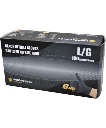 Nitrile Gloves Black 6mil Powder Free 100/box XX-Large - Buy Online on GoSupps.com