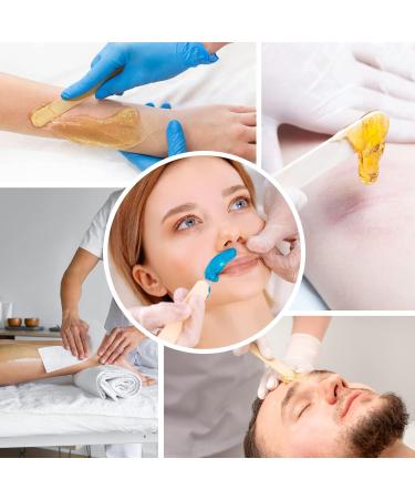 400Pcs Wax Strips Sticks Kit - Wooden Wax Applicator Sticks and Non-Woven Paper Strips for Hair Removal - Buy Online on GoSupps.com