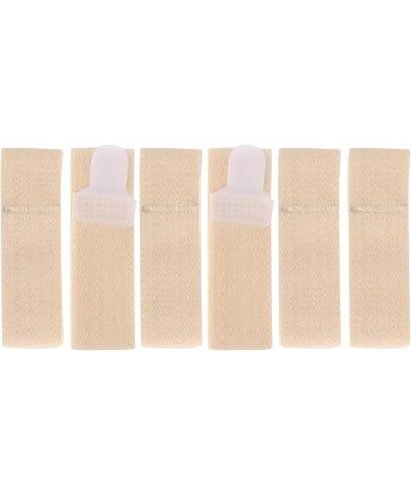 6pc Elastic Toe Wraps for Crooked Toes - Toe Corrector & Protector Bandages - Buy Online on GoSupps.com