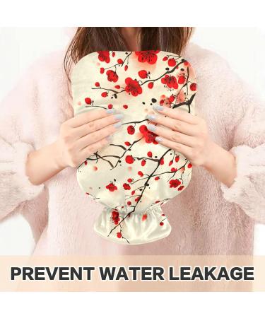 Spring Blossom Hot Water Bottle with Cover - 1L BPA-Free Pain Relief & Hot/Cold Therapy for Back Pain - Buy Online on GoSupps.com