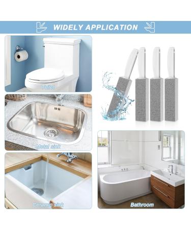 4 Piece Pumice Cleaning Stones Set - Versatile Grill & Toilet BIMSSTEIN Putzstein for Stubborn Stains - Ideal for Kitchen Bathroom & Shower - Buy Online on GoSupps.com