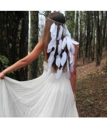 Fashband Boho Hairbands | Layered Feather Headband | Halloween Tribal Accessories for Women & Girls - Buy Online on GoSupps.com