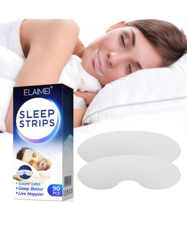 90 Pcs Mouth Tape for Sleeping Yetree Sleep Strips Mouth Tape Improves Bad Habits Snoring Sleep Talk Drooling Improved Nighttime Sleeping for Men and Women