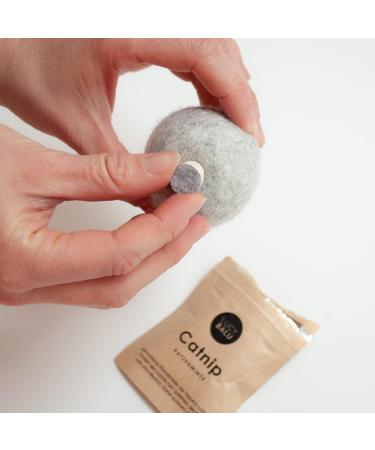 Shop Lucybalu Catnip Filzball | Natural Wool Cat Toy | Cat Game Ball for Cats - Buy Online on GoSupps.com