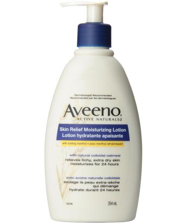 Aveeno Skin Relief Moisturizing Lotion 12oz - Soothes & Hydrates Dry Skin - Buy Online on GoSupps.com