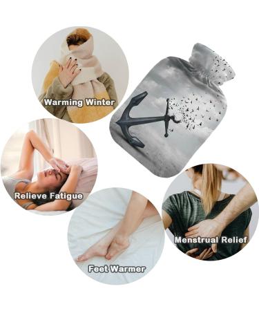 Shop Naanle Flying Birds Anchor Hot Water Bottle - 1L Transparent | Pain Relief & Cold Therapy | Ideal for Bed Hands & Feet - Buy Online on GoSupps.com