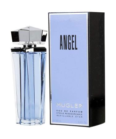 Thierry Mugler Angel by thierry mugler refillable star eau de parfum spray, 3.4 Oz Citrus,Floral,Fresh,Vanilla 3.38 Fl Oz (Pack of 1)