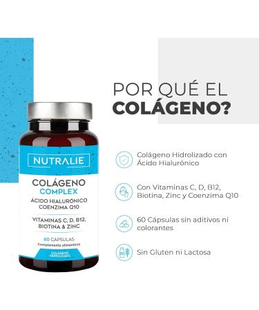 Nutralie Collagen + Q10 and Vitamins - 60 Capsules (Flavourless) - Buy Online on GoSupps.com