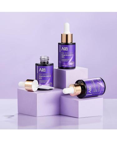 ANAiRUi 10% Niacinamide Facial Serum with Vitamin B3 Arbutin and Zinc - Reduce Dark Spots Blemish Pore Anti-Aging and Wrinkle - 30ml - Buy Online on GoSupps.com