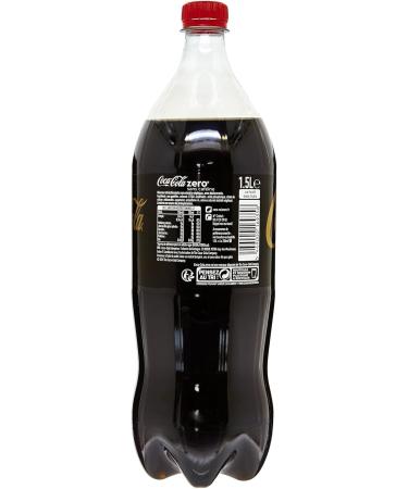 Coca-Cola Coke Zero Caffeine Free 1.5L - Pack of 6 - Buy Online on GoSupps.com