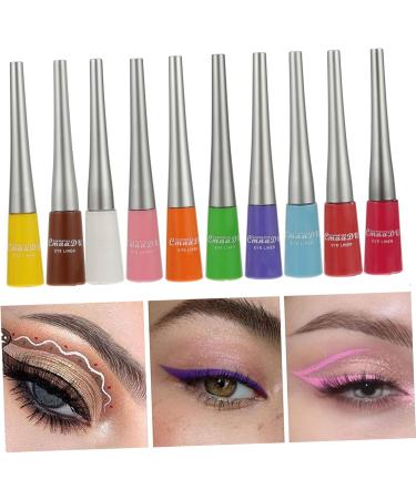 FOMIYES 20 pcs Liquid Eyeliner Colorful Matte Shadow Up Cosmetics Long Make Lasting Long-lasting Colour - Buy Online on GoSupps.com