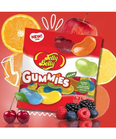 Jelly Belly Assorted Gummies & Sour Gummies Duo Pack Assorted Flavors Gourmet - Christmas & Holidays Candy - Vegan Candy Dairy Free Snacks Kosher Candy Gluten Free Bulk Candy Stocking Stuffers for Teens 113g (Pack of 2) - Buy Online on GoSupps.com