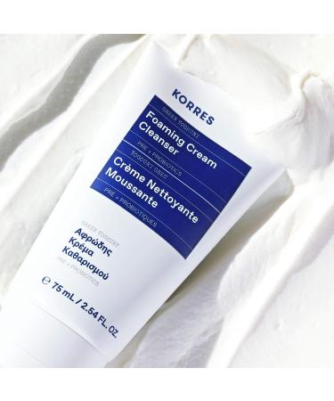 KORRES Greek Yoghurt Foaming Cream Cleanser 150ml | Gentle Daily Face Wash - Buy Online on GoSupps.com
