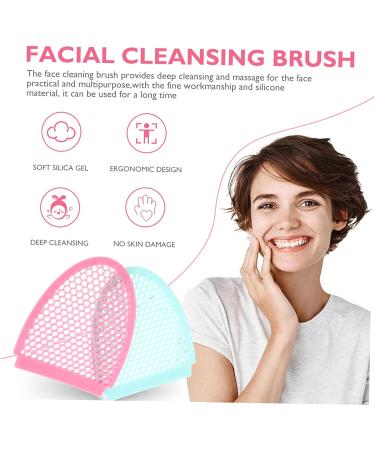 ADOCARN 8 pcs Double-Sided Face Scrubbers for Blackhead Removal and Exfoliation - Silicone Makeup Remover Pads for Deep Cleansing and Soft Skin Care - Buy Online on GoSupps.com