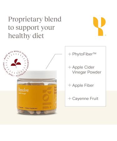 Yoli Resolve PhytoFiber Apple Cider Vinegar Powder with Glucomannan Capsules - Buy Online on GoSupps.com