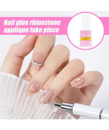 Generisch Nail Gel Glue 45g Strong Durable Accessory Gemstone Glue for Salon Home Travel Wedding Spa Party Summer Holiday Daily Crafts - Buy Online on GoSupps.com