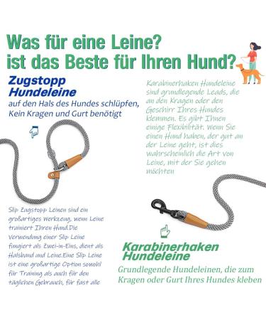 Shop Lynxking Tow Lines for Dogs - Strong Dog Leash with Carabiner Hook (1.3cm x 180cm) for Small Medium & Large Dogs - Durable Gray Design - International Shipping Available - Buy Online on GoSupps.com