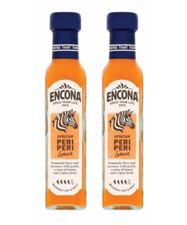 2 x Encona African Peri Peri Sauce 142ml + Luck Of The Irish Sticker