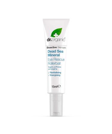 Dr. Organic Dead Sea Mineral Eye Rescue 15ml - Revitalize & Refresh Your Eyes | International Shipping Available - Buy Online on GoSupps.com
