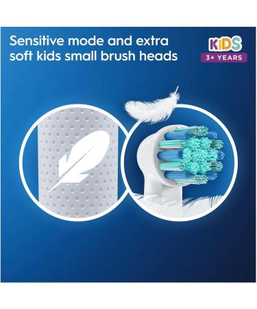 Oral-B Kids Electric Toothbrush Gift Set with Disney Buzz Lightyear Theme - 2 Modes, Sensitive Mode, Travel Case, Stickers - Ages 3+, UK Plug - Buy Online on GoSupps.com