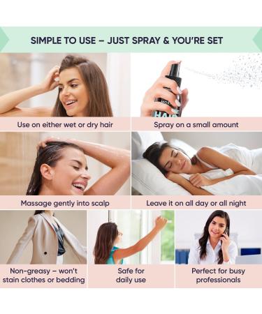 Moerie Ultimate Hair Growth Spray - Stop Hair Loss & Strengthen Hair - 100% Natural Serum with 125 Minerals, Proteins & Vitamins - Fresh Scent - 5.07 Fl. Oz - Buy Online on GoSupps.com