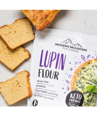 3 lb Lupin Flour: Low-Carb, High Protein & Fiber, Keto, Gluten-Free | 1g Net Carbs, Non-GMO, OU Kosher Certified - Buy Online on GoSupps.com