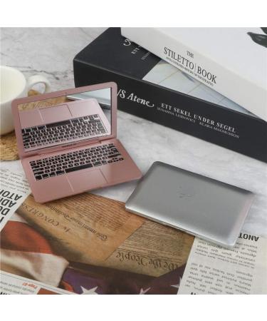 Mini Laptop Mirror Set - Portable, Clear & Cute Makeup Mirrors for Travel (2pcs) - Buy Online on GoSupps.com