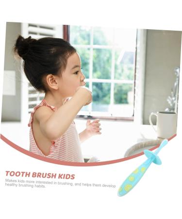 Gleavi 2-in-1 Toddler Toothbrush & Toy | Baby Silicone Dental Cleaner | Newborn Oral Care - Buy Online on GoSupps.com