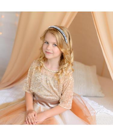 Tyqour 1 Piece Sparkling Crystal Hair Bands Skinny Headbands Non-Slip Rhinestone Headband Women Glitter Wedding Birthday Holiday Hair Accessories for Women Girls Gifts - Buy Online on GoSupps.com