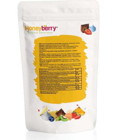 Honeyberry Solutions LTD Freeze Dried Red Currant Powder 100g Freeze Dried Fruit Powder Dried Red Currant Powder for Baking Smoothies and Desserts Natural Berry Powder Without Additives or Sugars - Buy Online on GoSupps.com