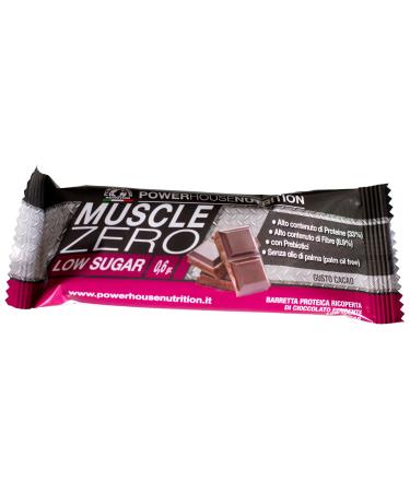 POWER HOUSE Low sugar protein bars 06 g Powerhouse Nutrition Muscle Zero protein bar high protein and fiber cocoa flavor box of 20 zero cocoa