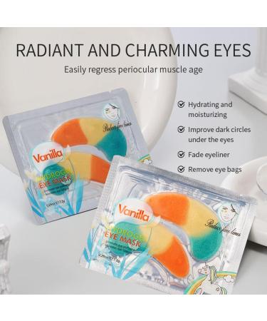 20 Pair Vanilla Under Eye Patches Under Eye Gel Patches Hyaluronic Acid Anti Wrinkle Eye Masks For Puffy Eyes Eye Bags and Dark Circles Hydrating Eye Gel Pads Eye Masks Skincare - Buy Online on GoSupps.com