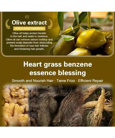 Natural Hair Color - Herbal Shampoo Quick Application Semi-Permanent Hair Dye for Seniors - Buy Online on GoSupps.com