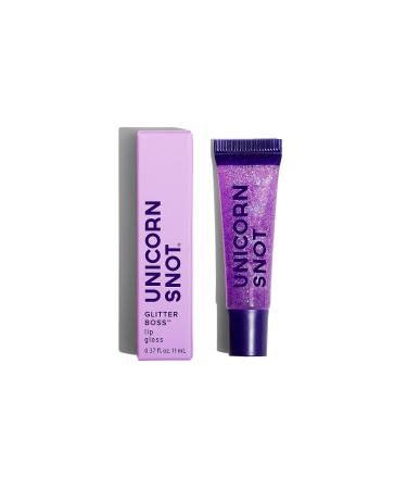 UNICORN SNOT Holographic Glitter Lip Gloss - Orchid Purple - Vegan & Cruelty Free - 0.37fl oz - Buy Online on GoSupps.com