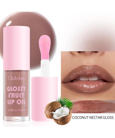 Pakivs 3 Colors Plumping Lip Oil Tinted Fruit Flavor Moisturizing Lip Oil Long Lasting Nourishing Lip Gloss Moisturizing Lip Gloss Lipstick for Women - Buy Online on GoSupps.com