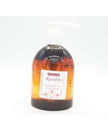Aroma Rooibos Antioxidant Body Soak and Bubbles - Remove Toxins Free Radicals & Stress Soaking in The Bubbles and Essential Oils - 16 Fl Oz
