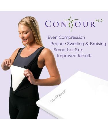 Lipo Foam Sheets for Post Surgery Compression Garments | ContourMD Medical Grade (Lipo-1) - 8 x 11 | Ideal for Lipo, BBL, Fajas & Ab Flattening - Buy Online on GoSupps.com