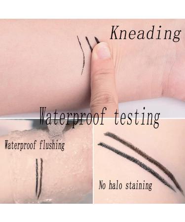 Heykomi Non-Smudging Waterproof and Long-Lasting Eyeliner Pencil Heykomi Makeup Waterproof Eye Liner Pencils Quick Drying Long Lasting Waterproof and Sweat Proof Eyeliner (2PCS Brown) - Buy Online on GoSupps.com
