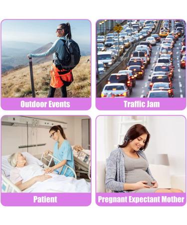 HAKDAY Female Urinal 4PCS - Portable Pee Funnel for Women | Camping, Travel, Hiking Gear - 4 Purple - Buy Online on GoSupps.com