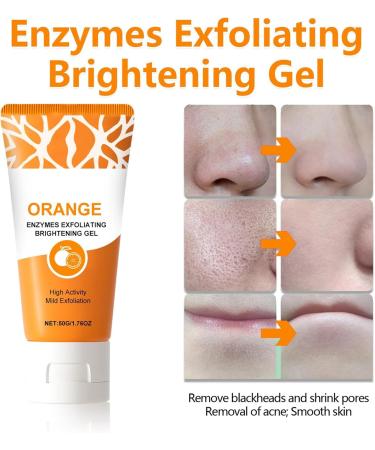 Orange Body Scrubs Orange Sweet Scrubs Orange Moisturizing Scrubs Gel Scrub for Face Body Skin Orange Peeling Gel Deep Cleansing Moisturizing Skin Orange Gel for All Types Skin - Buy Online on GoSupps.com