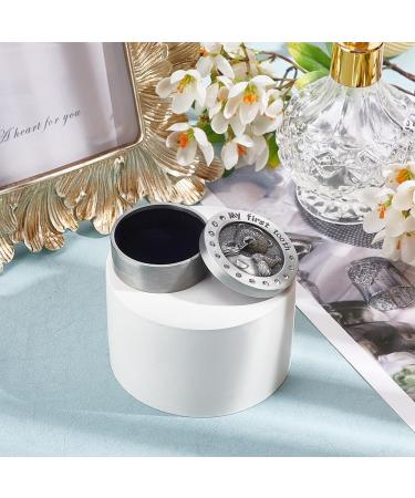 FINGERINSPIRE Silver My First Tooth Holder - Engraved Baby Teeth Fairy Keepsake Box - Buy Online on GoSupps.com